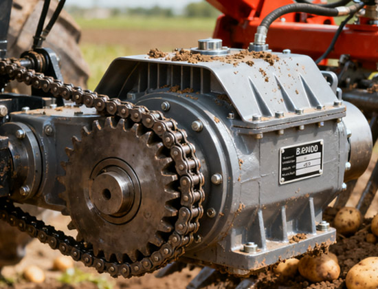 Strong support for harvesting root and stem crops.